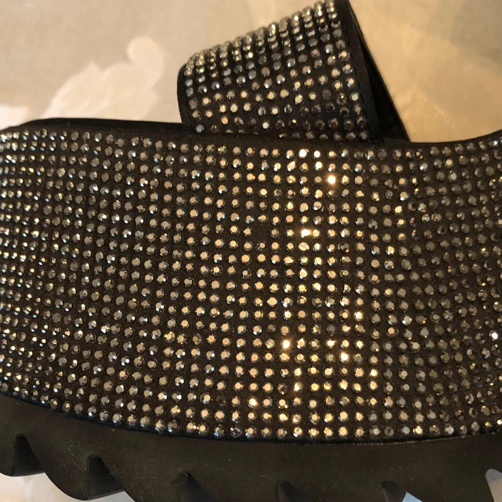 KILLSTAR Night Queen Statement Diamanté  Platform Sandal